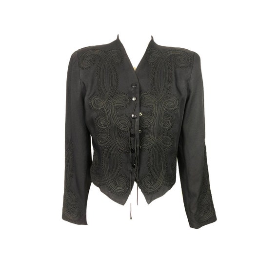 80's Western Blouse | Vintage Western Crop Jacket