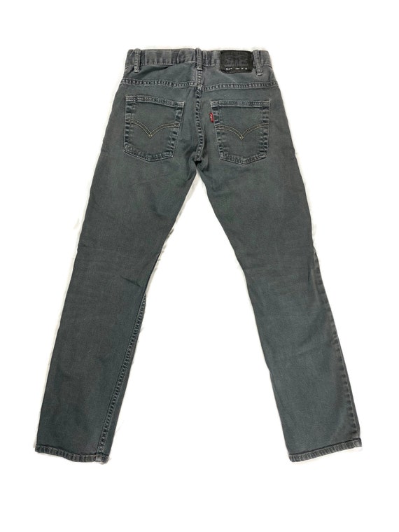 Vintage Levi's Jeans | 90's Mid Rise Dark Gray Je… - image 4