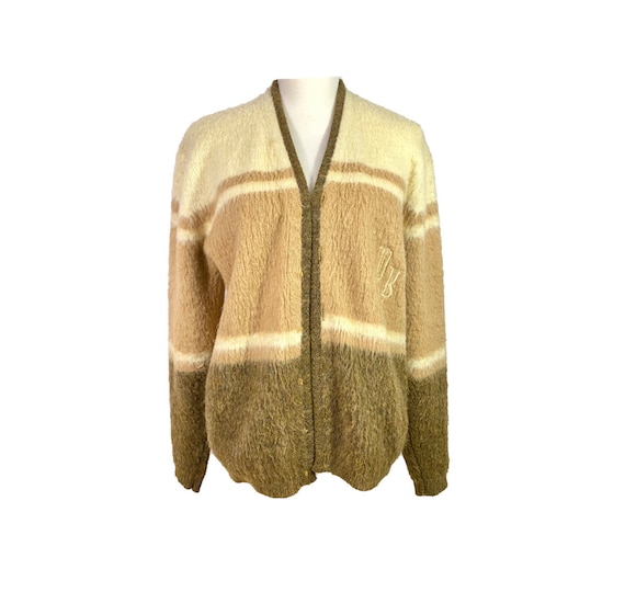 50's Wool Open Cardigan | Vintage Cardigan Sweater