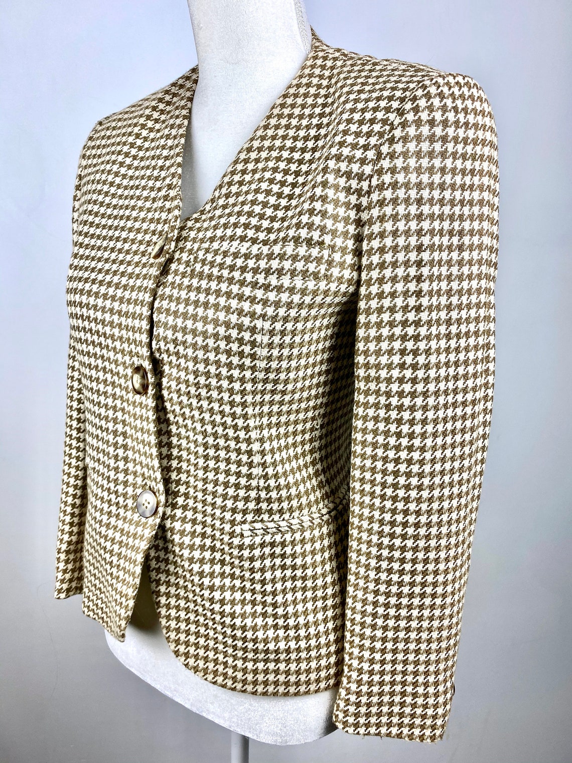 Vintage Womens Suit 90's Clothing Vintage Houndstooth - Etsy