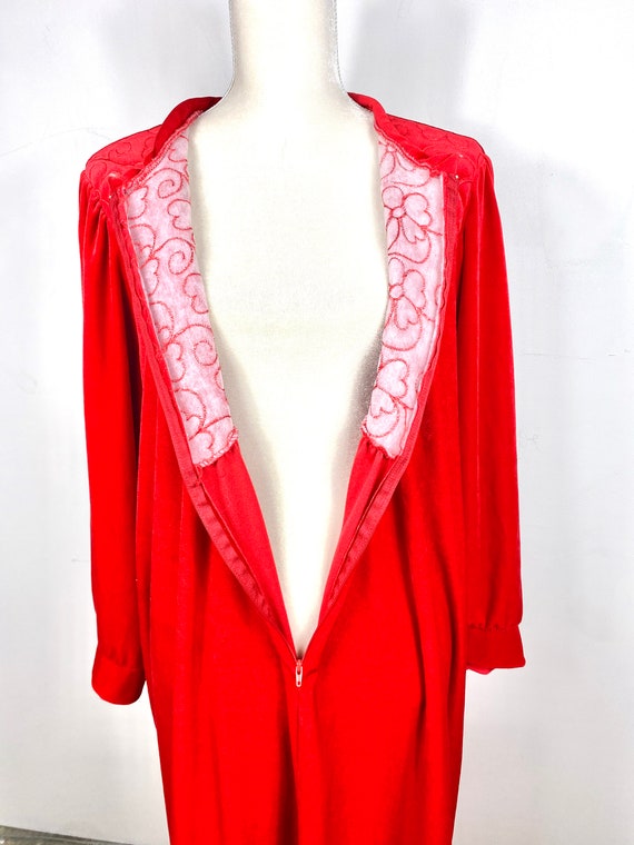 Vintage Housecoat, 70's Clothing, Womens NightWea… - image 4