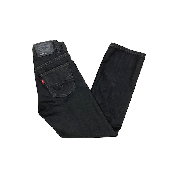 Vintage Levi's | High Rise Jeans, Black Denim Pan… - image 1