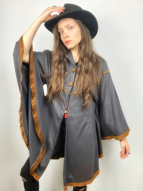 Vintage Cape 70's Clothing Cape, Vintage Clothing… - image 2