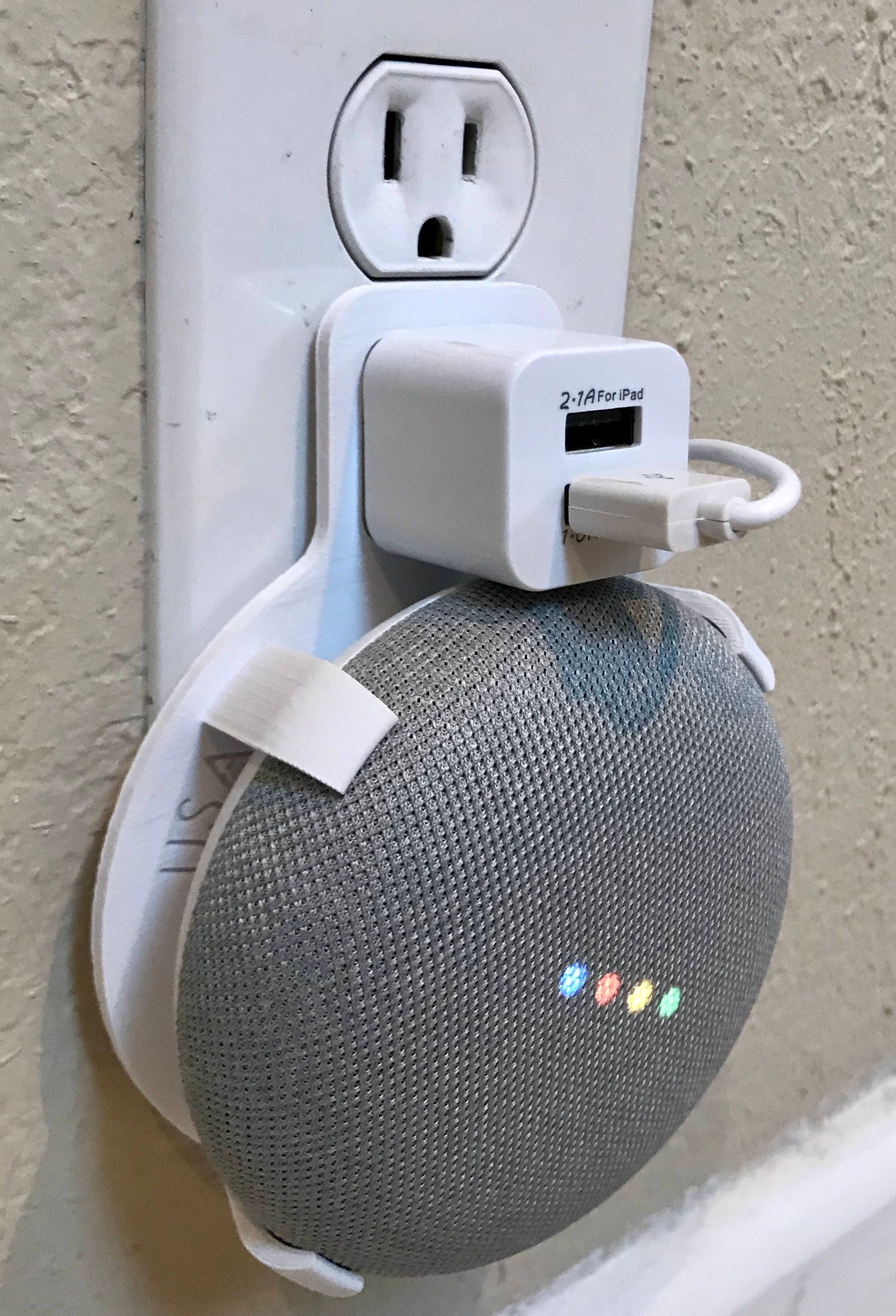 USB Port PLUG-IN Wall Mount for Google Home Mini - Etsy