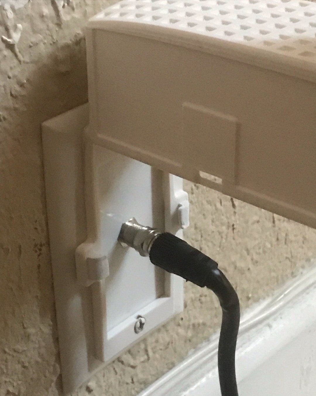 Child & Babyproof Catv/coax Cable/rj11 Phone Outlet Cover Etsy