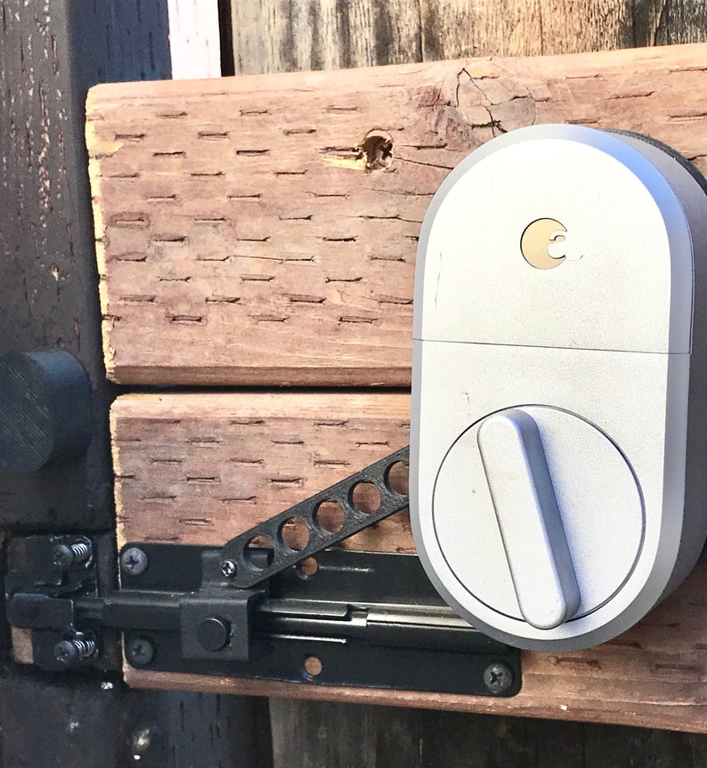 August Smart Lock 3rd Gen Sliding Barrel Bolt Lock Adapter Etsy