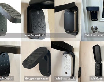 SturdīyCover® Weather-Resistant Housing for Yale Assure 2 / Pro 2 / SL / Approach / Smart Lock / Code / Google Nest x Yale, Exterior Keypad