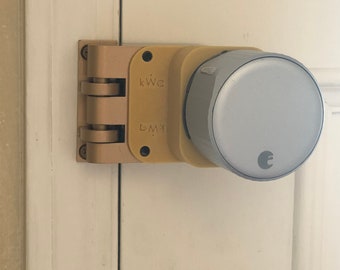 SturdyLock® Jimmy-Proof Deadbolt Rim Lock and Adapter for August Wi-Fi Smart Lock or August Smart Lock Pro