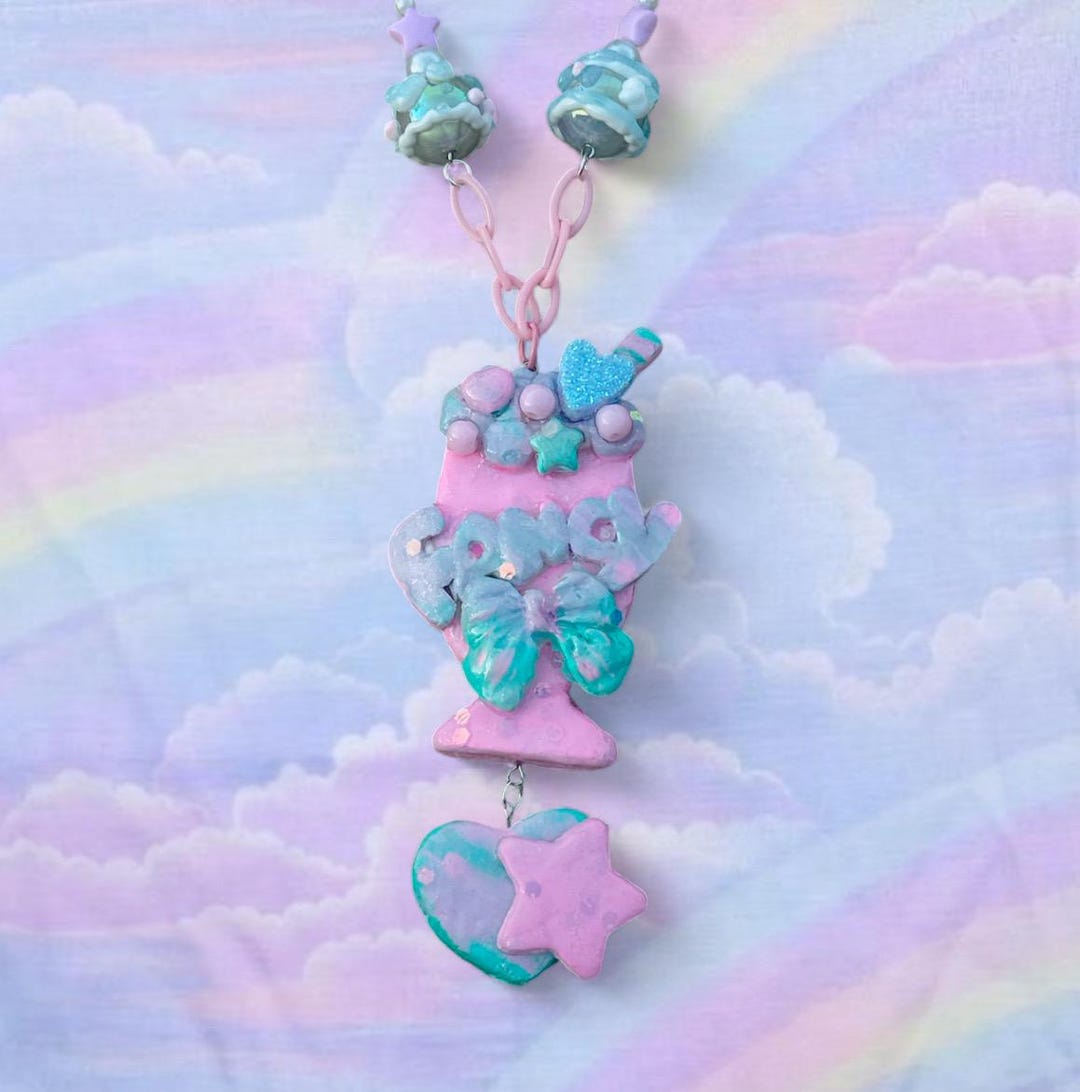 Fairy Kei Soda Float Necklace - Etsy