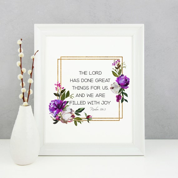 Scripture Wall Art Bible Verse Wall Decor Christian Gifts Etsy