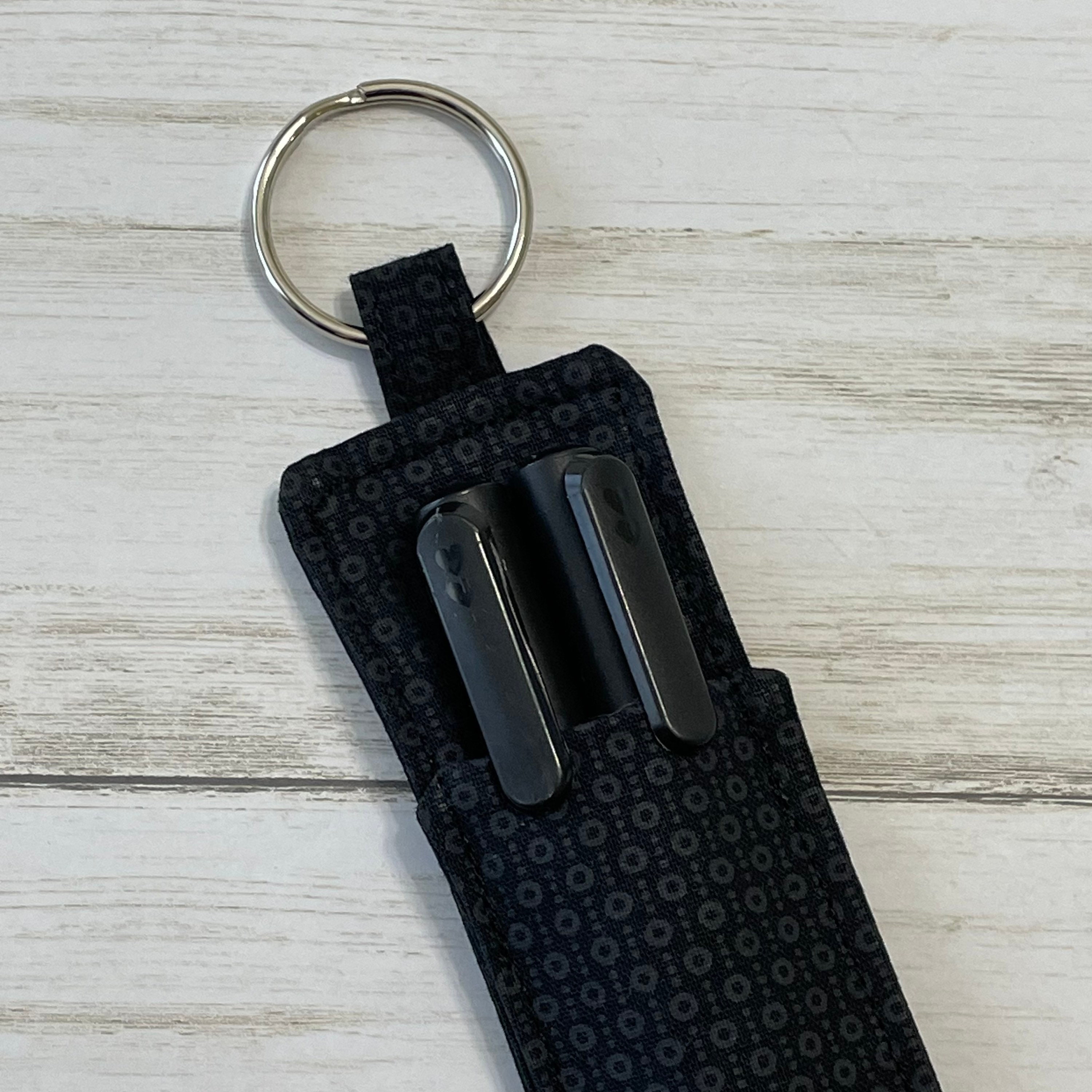 Black on Black Lanyard Pen Holder Lanyard Highlighter Holder Etsy