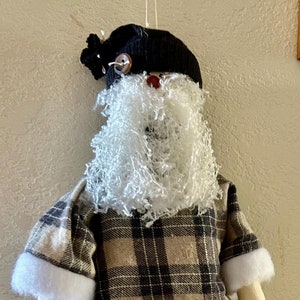Santa In A Sock Handmade