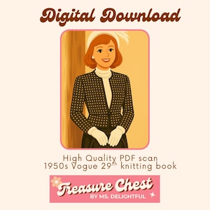 1950s Vogue Knitting Book - ebook