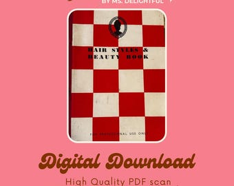 1950s Hairstyles & Beauty Guide | 2 Ebooks (Digital Item)