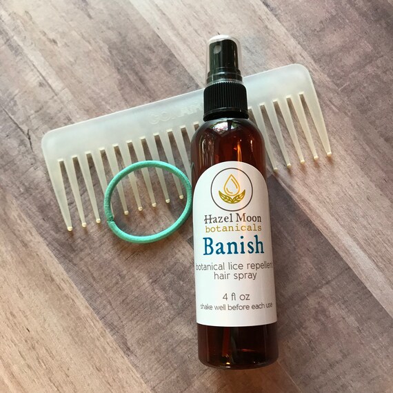 Banish Lice Repellent Hair Spray 4oz Etsy