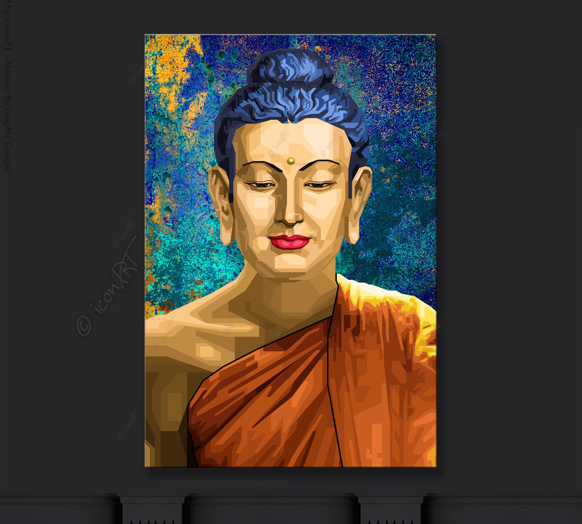 Buddah Siddhartha Gautama Pop Art Icons Pictures Cult(ure) for Living ...