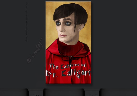 Digital Art on Canvas the Cabinet of Dr Caligari Horror Silent Movie. Event  Pop Art Print Canvas for Home, Cineast, Movie Fans Film Lovers - Etsy Sweden | Leinwandbilder