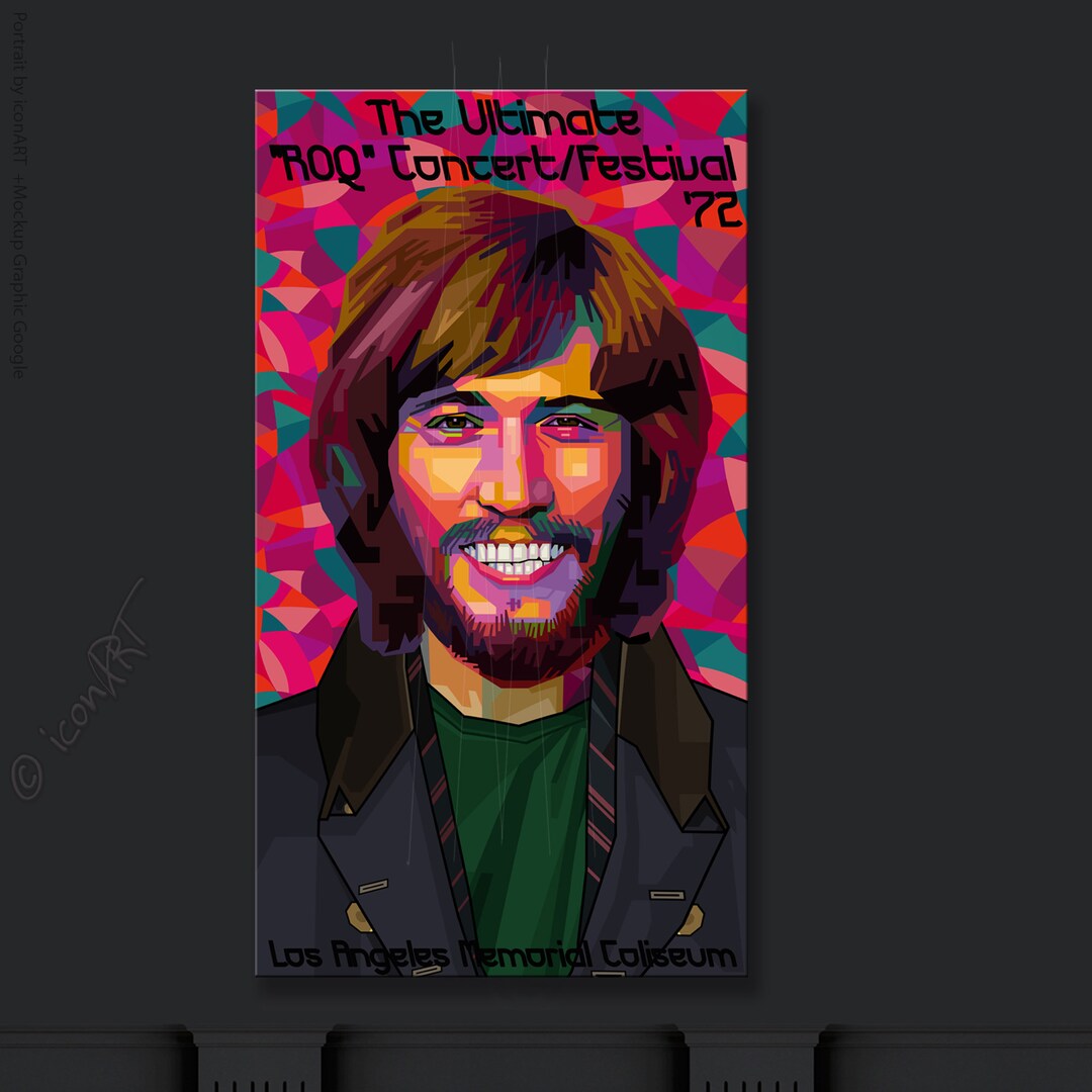 Music Wall Art the Ultimate ROQ Edition Various Iconic Persons. Event Digital Art Barry O1