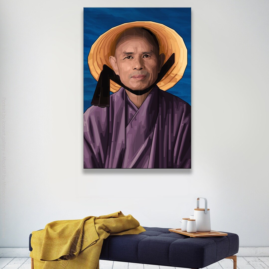 Thich Nhat Hanh Buddhist Monk Plum Village. Pop Art Icons Pictures