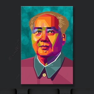 Mao modern pop art graphic