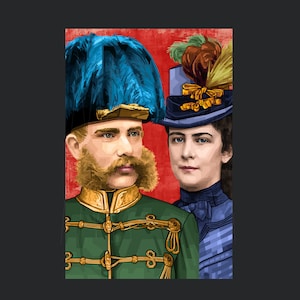 Franz Josef I. und  Elisabeth &quot;Sisi&quot; History Edition ReCollection-Art. Digital Art Franz & Sisi |o1 Porträt personalisierbar