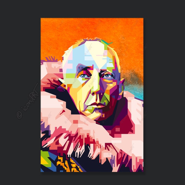 Edición Varias personas icónicas. Portait: Arte digital Roald Amundsen Mural Canvas XXL LoftArt Imagen de tela Cuddly Manta o alfombra