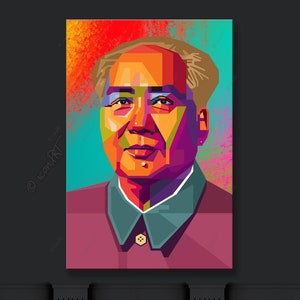 Mao modern pop art graphic