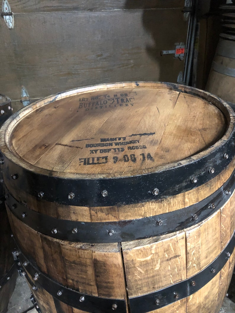Authentic Bourbon Barrel Bar Barrel Liquor Display Etsy