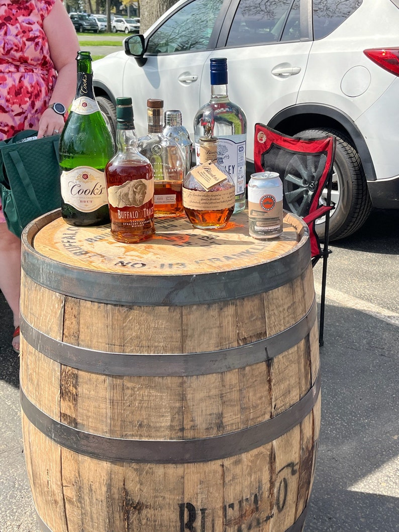 Authentic Bourbon Barrel Bar Barrel Liquor Display Etsy