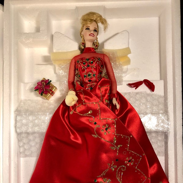 1998 Holiday Porcelain Barbie Collection - Holiday Gift