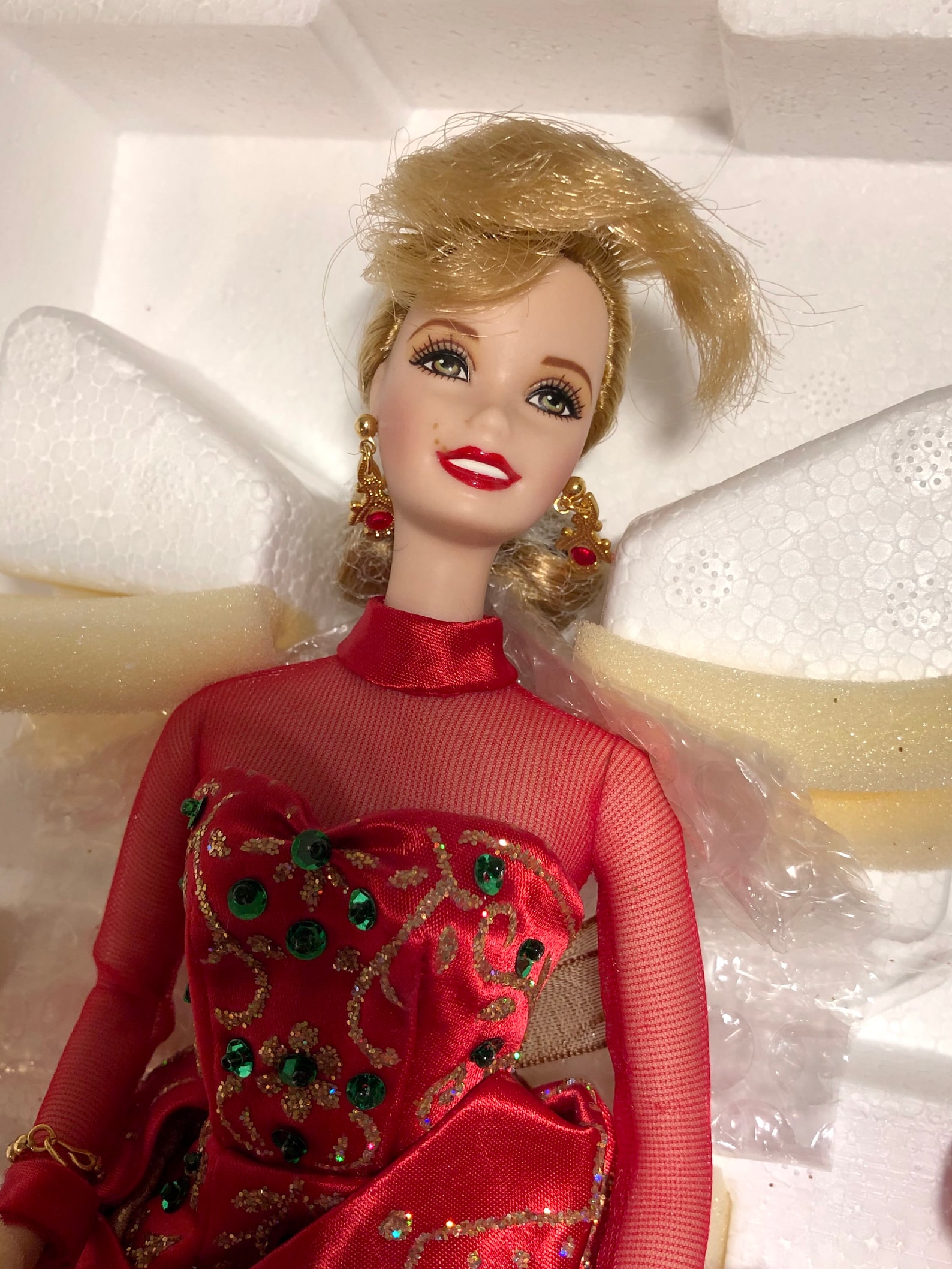 POUPEE RARE 1998 HOLIDAY GIFT PORCELAINE BARBIE COLLECTION mattel 20128 EUR 149,00 - FR
