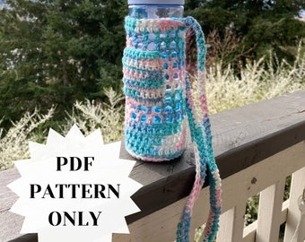 Breezy Bottle Bag Crochet Pattern - Printable PDF