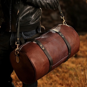 Leder Seesack Männer Vintage Leder Weekender Seesack Gepäck Handgemachte Gym Schulter Ledertasche Geschenk Für Sie Geschenk für Ihn