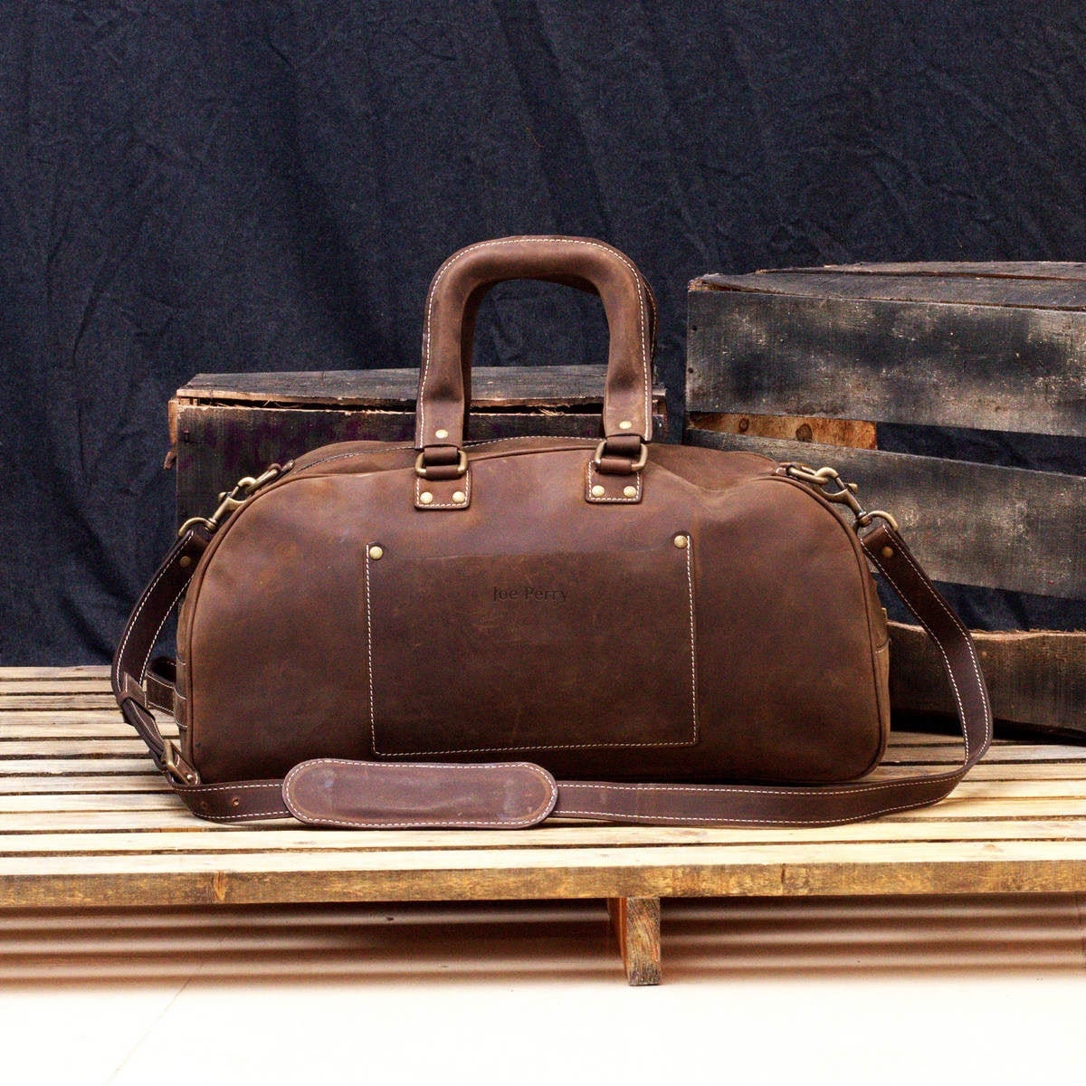 Horween leather duffle bag hotsell