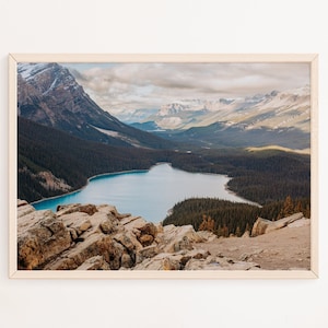 Peyto Lake Print | Banff National Park Print | Landscape Print | Wall Art