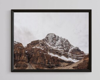Banff National Park Print | Snowy Canadian Rockies Landscape