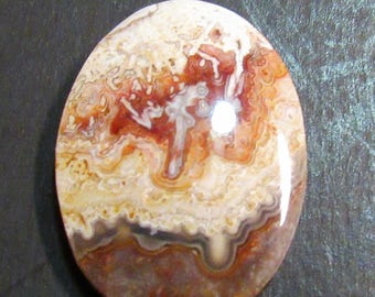 Mexican Lace Agate Cabochon