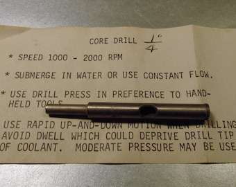 Crystalite 1/4" Diamond Core Drill