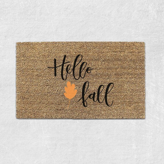 Fall Door Mat Thanksgiving Doormat Cute Image 0