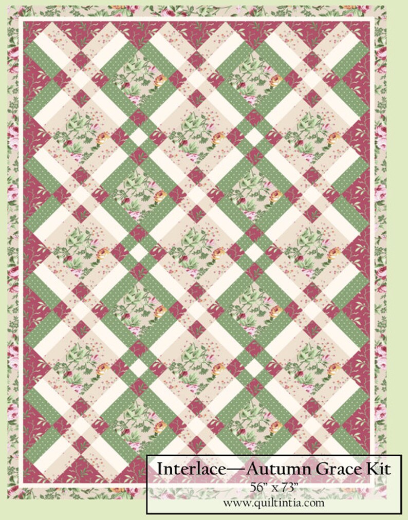 Interlace Five Yard Quilt Pattern Etsy