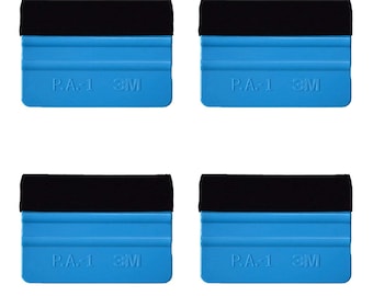 3M Felt Tip Vinyl Squeegee Application Tool for Automotive Car Decals Craft - 4 Pack