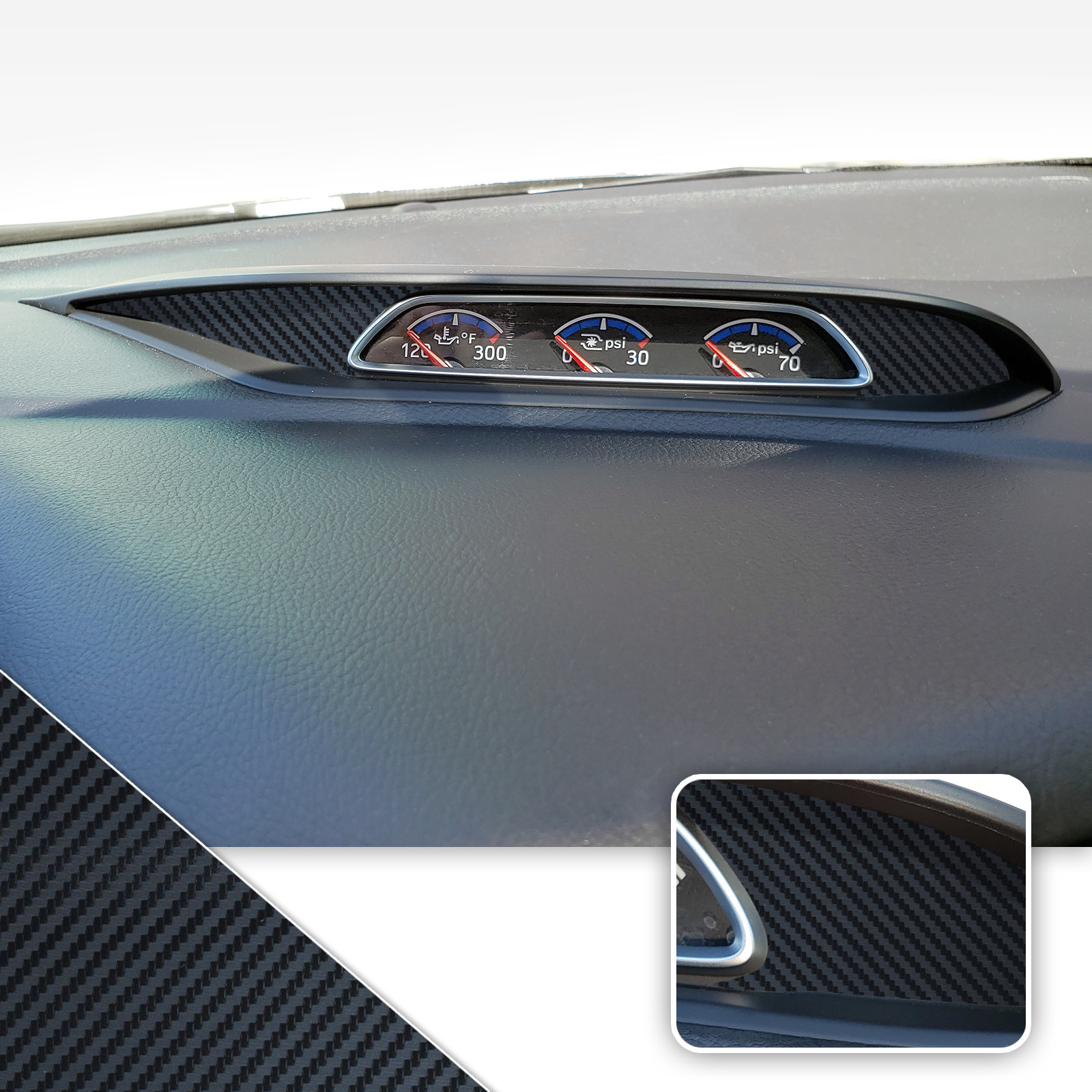 Carbon Fiber Ford Focus 2012-2014 Auto Film Innenraum Aufkleber