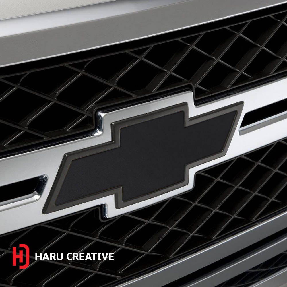 Chevy Bowtie Emblem Overlay Kit with 