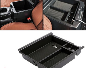 Middle Center Console Storage Organizer Tray Compatible with and Fits Toyota Tacoma 2016 2017 2018 2019