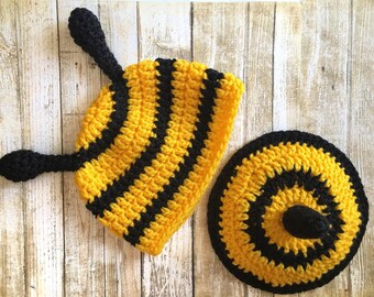 Newborn Halloween Costume, Infant Halloween Costume, Bumble Bee Baby Costume, Baby Bee Costume, Baby Halloween Costume, Newborn Bee Costume