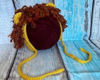 Crochet Lion Hat, Baby Hat, Lion Hat, Baby Lion Hat, Newborn Photo Prop, Lion Crochet Baby Hat, Halloween Costume, Baby Animal Hat