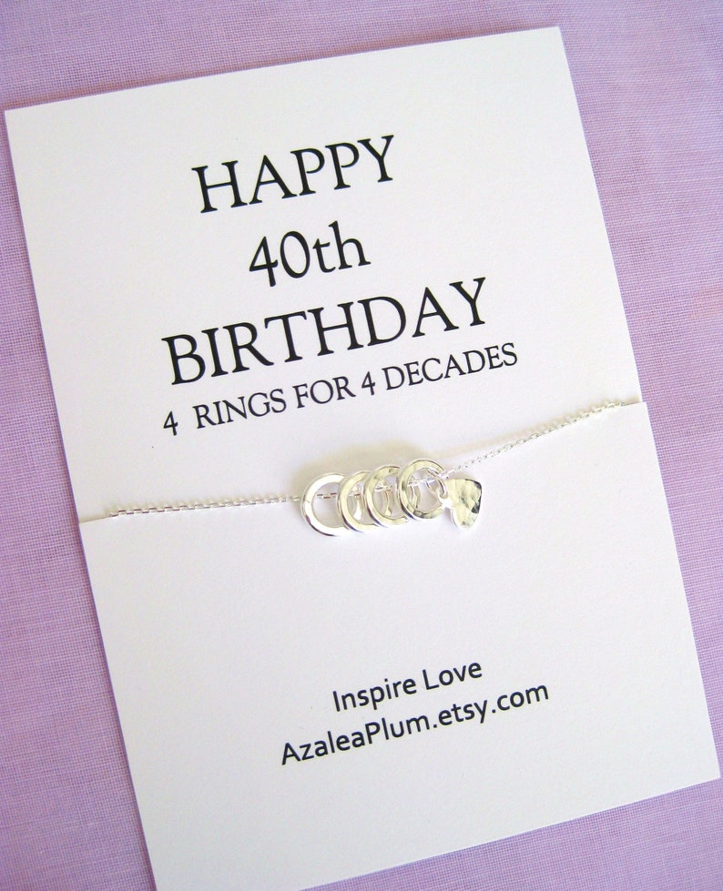 40th birthday gifts for female friend