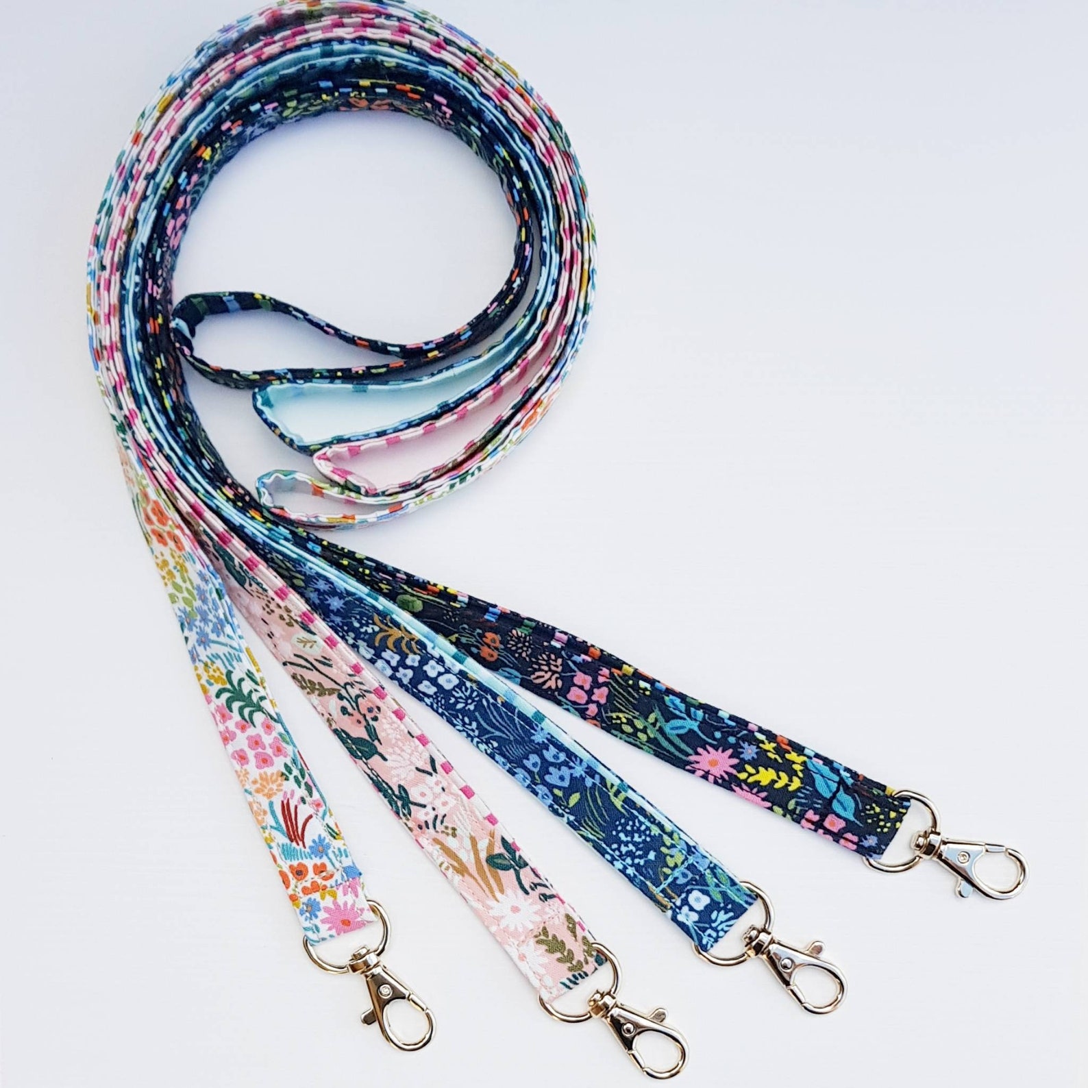 Rifle paper co lanyard Cotton and steel lanyard English Etsy