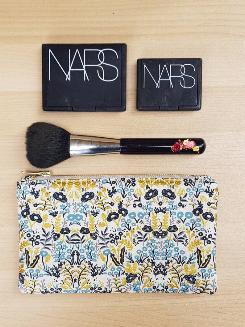 Teachers gift Floral pouch wristlet Rifle paper co Menagerie Tapestry Rifle paper co pouch wristlet Cotton and Steel pouch wristlet