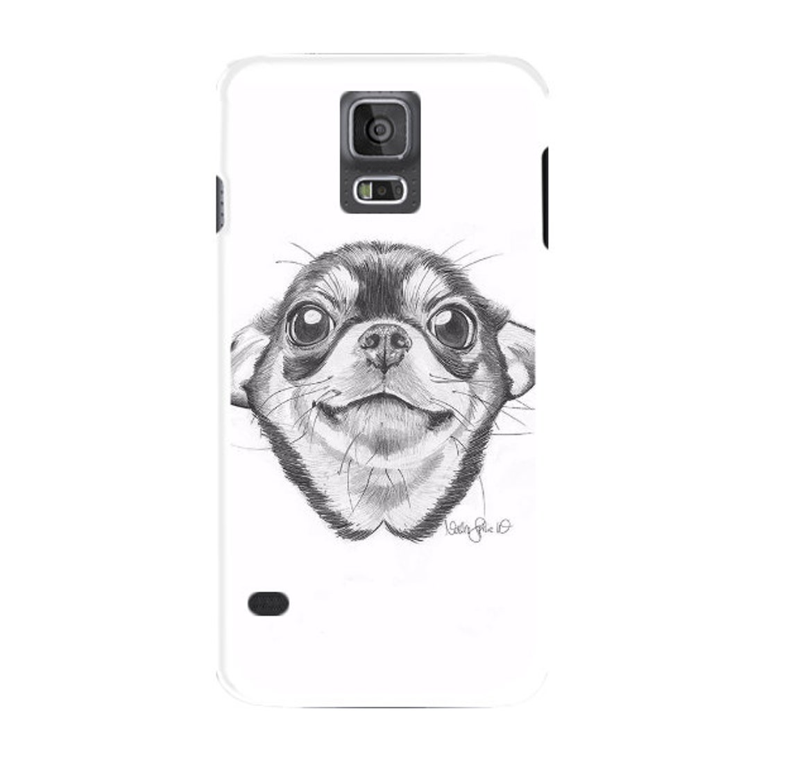 Smartphone Case Chihuahua Dog Smartphone Case Dog Painting Etsy